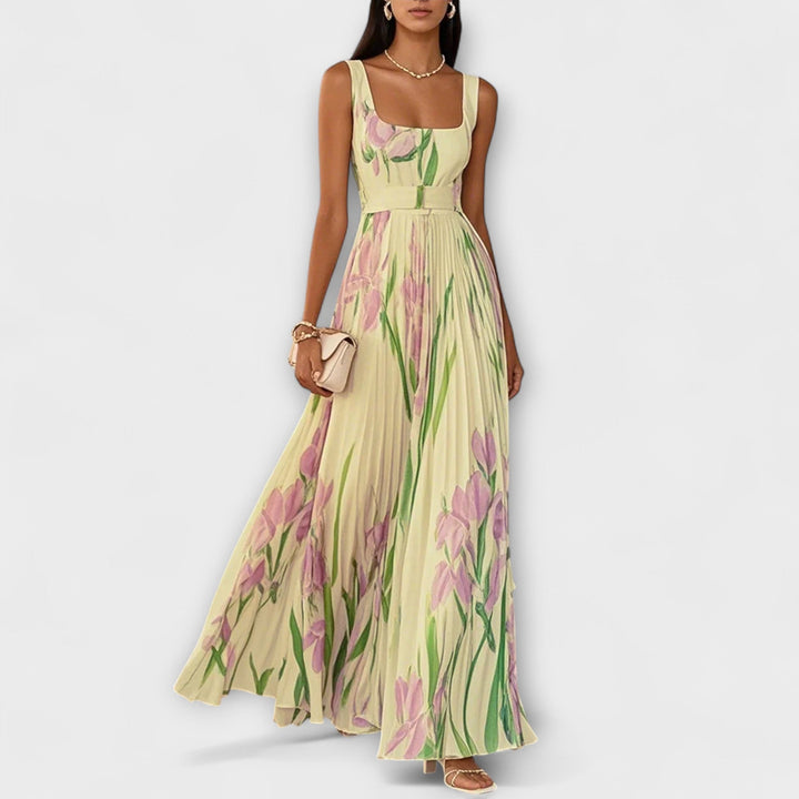 Robe longue fleurie | Élégance romantique été