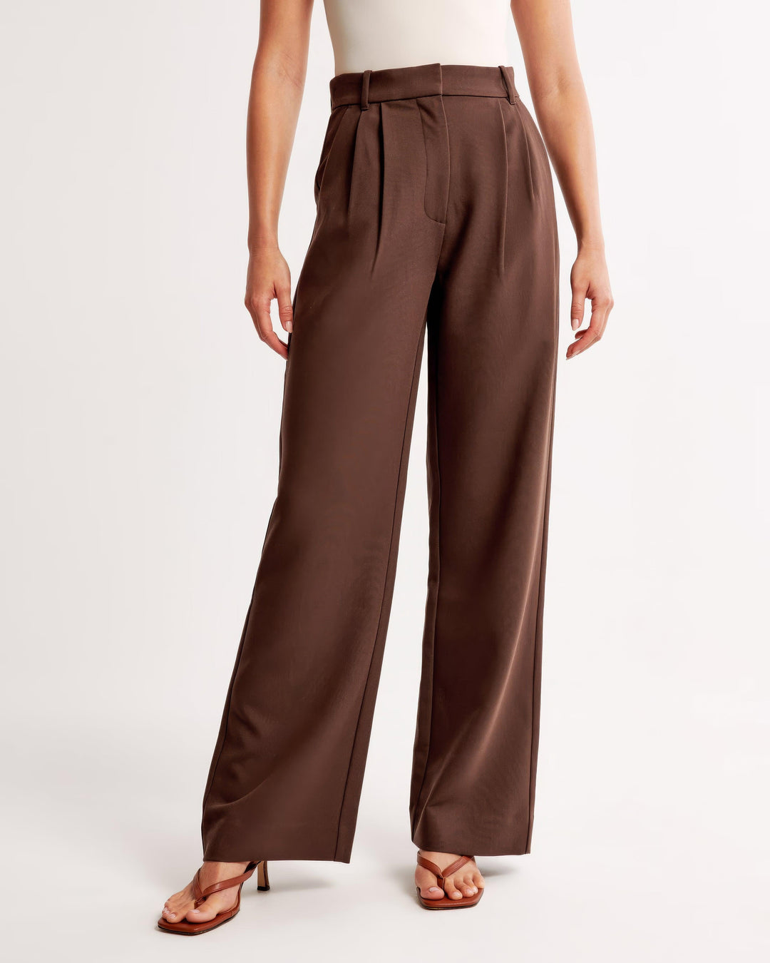 Pantalon taille haute plissé | Élégance quotidienne