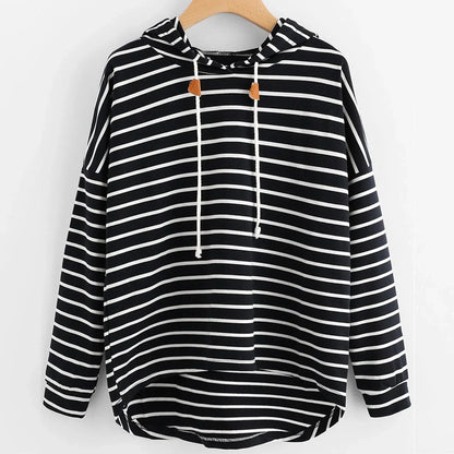Sweat à capuche rayé | Style décontracté au quotidien