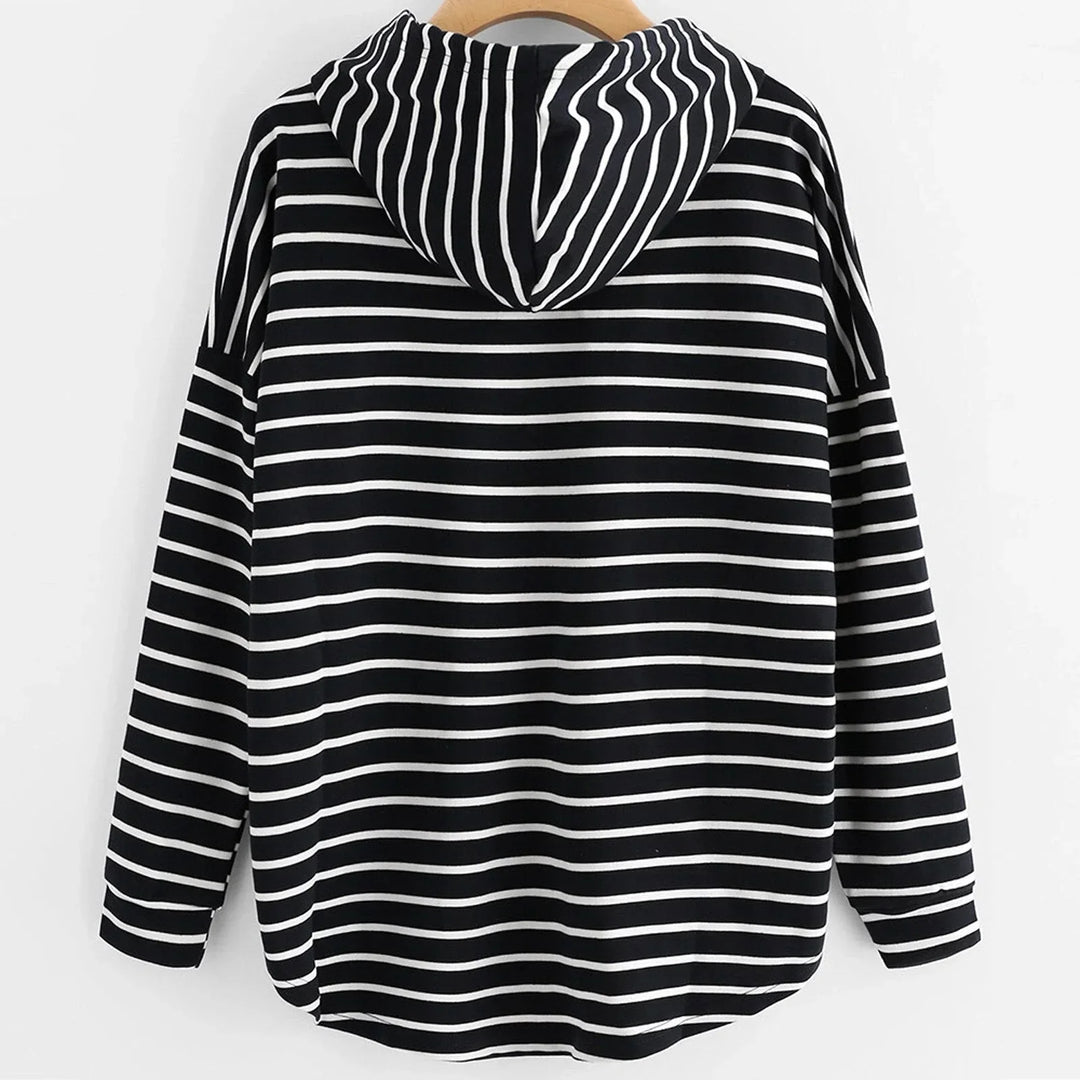 Sweat à capuche rayé | Style décontracté au quotidien