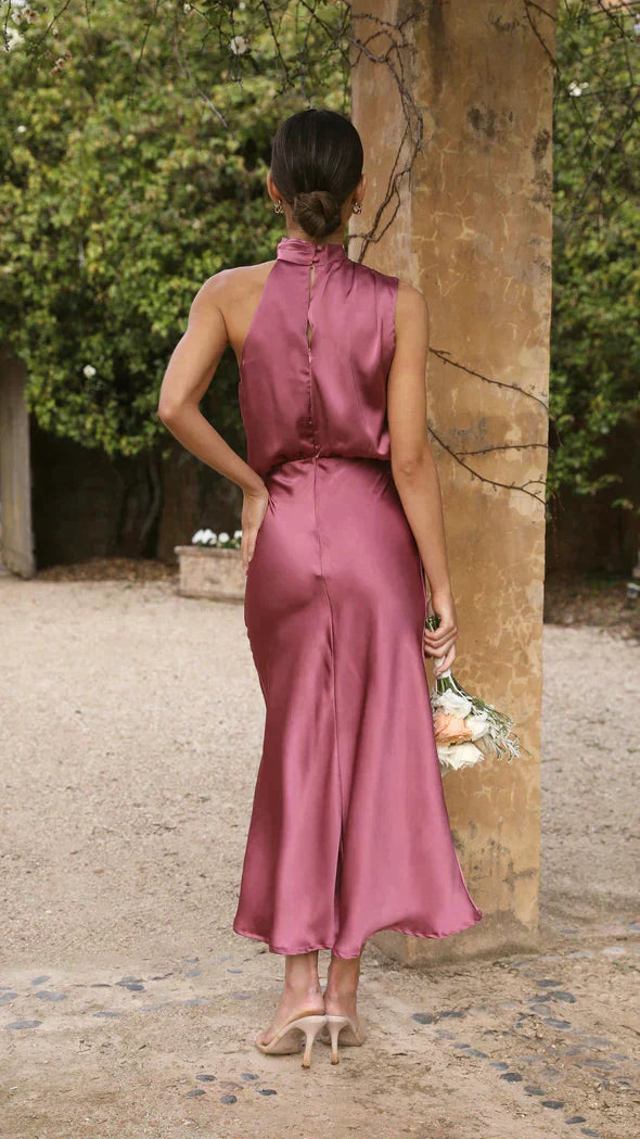 Robe Longue Élégante | Brillance Douce et Chic