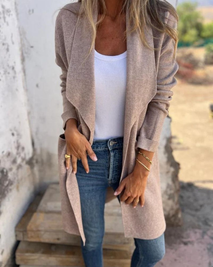 Veste cardigan à revers | Élégance décontractée au quotidien