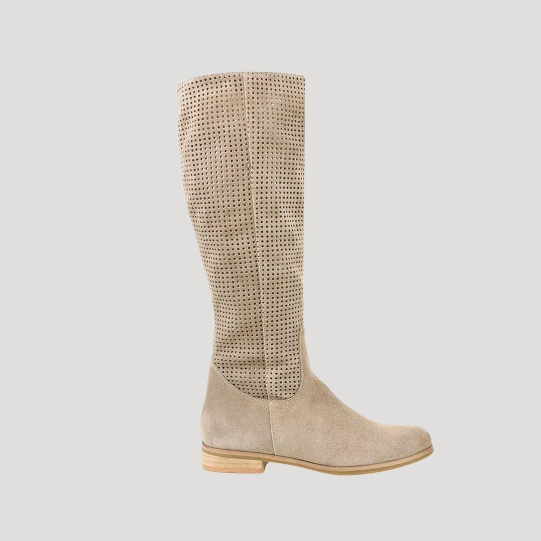 Bottes hautes perforées | Style chic et respirant