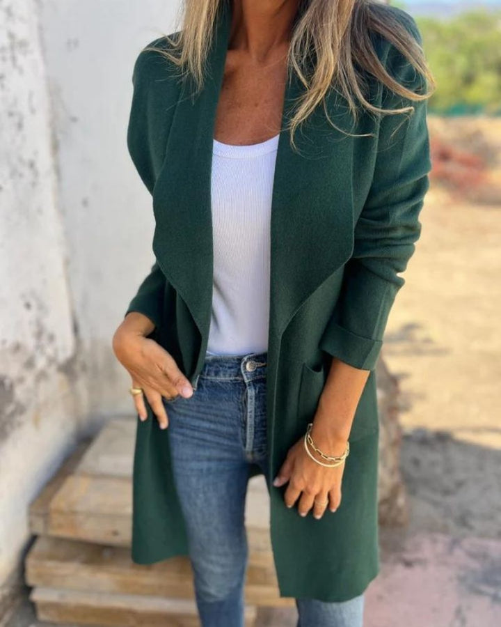 Veste cardigan à revers | Élégance décontractée au quotidien