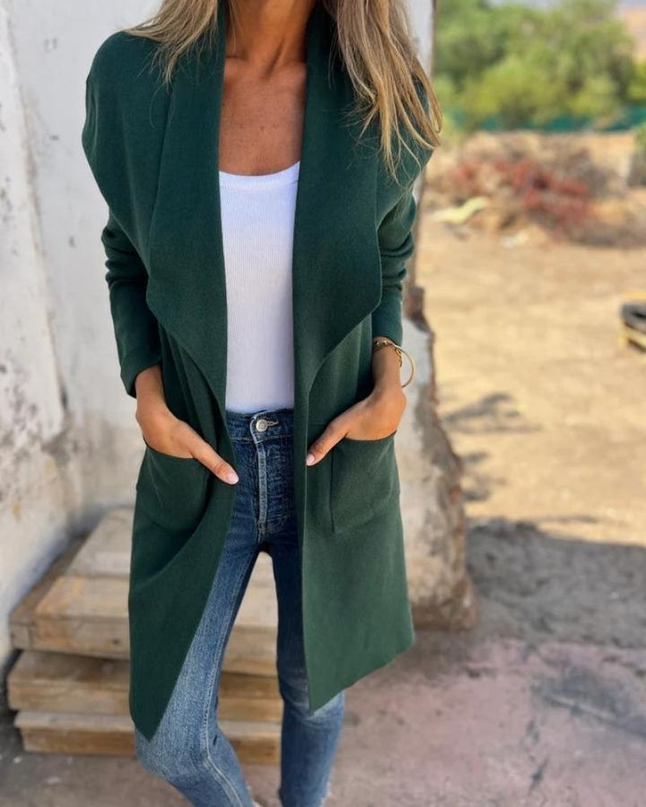Veste cardigan à revers | Élégance décontractée au quotidien