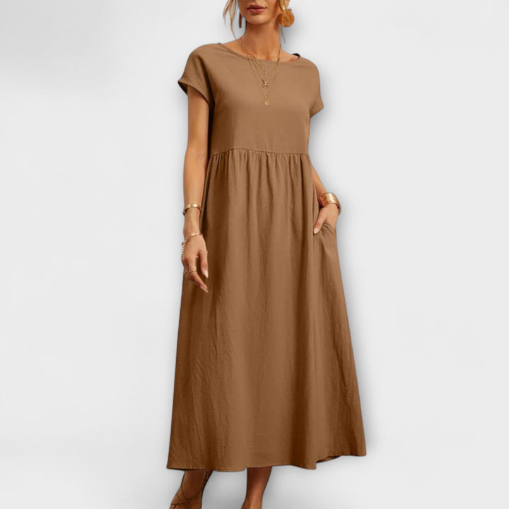 Robe longue fluide | Confort et élégance au quotidien