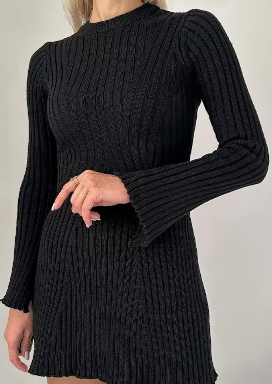 Robe pull courte | Élégance quotidienne