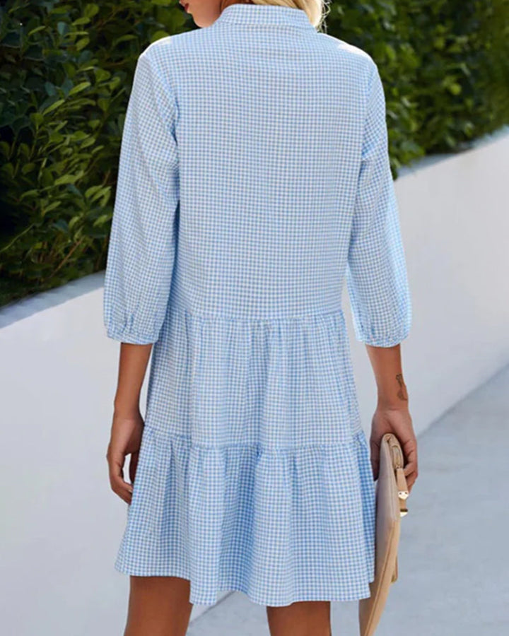 Robe Chemise | Légèreté estivale à carreaux