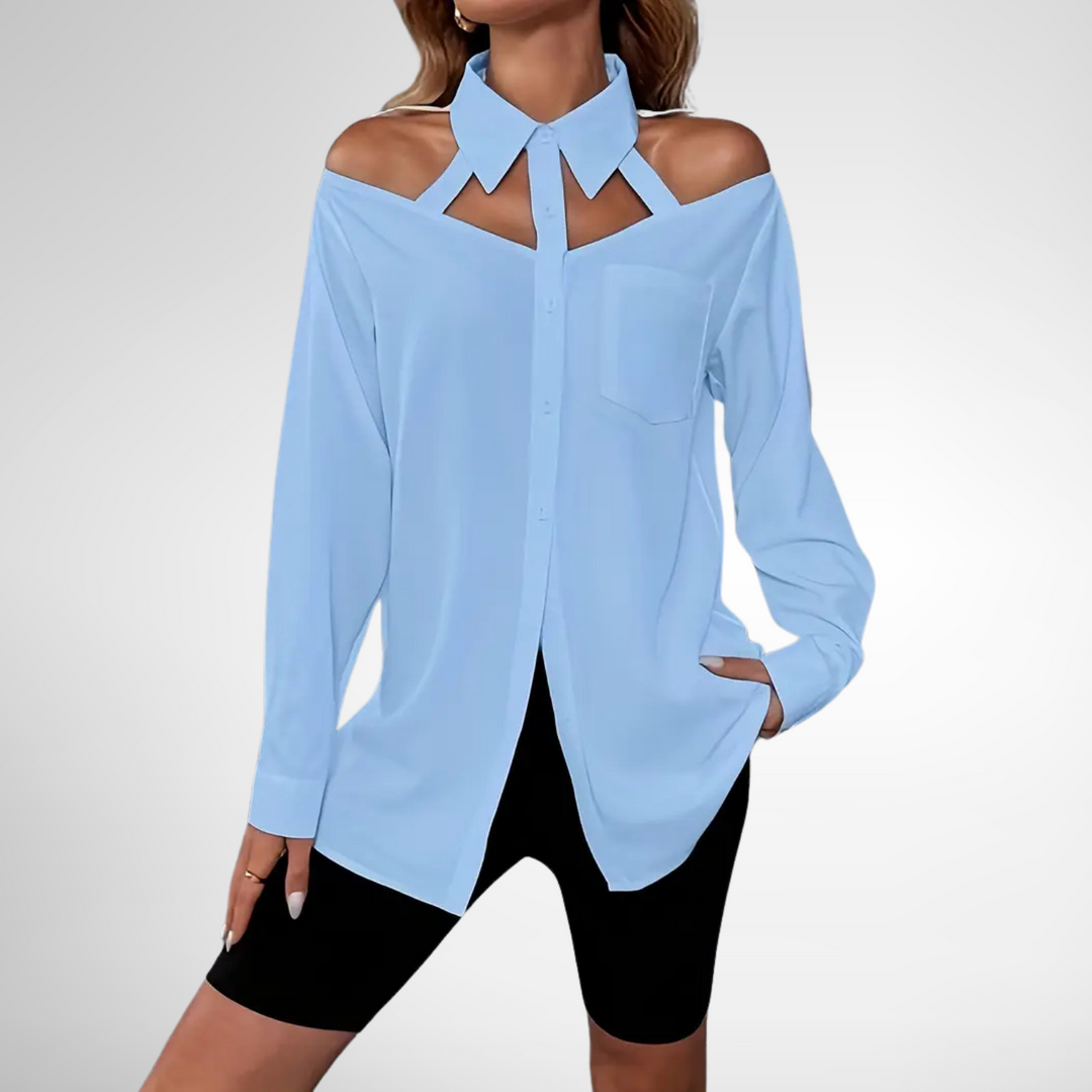 Chemise découpée | Élégance contemporaine