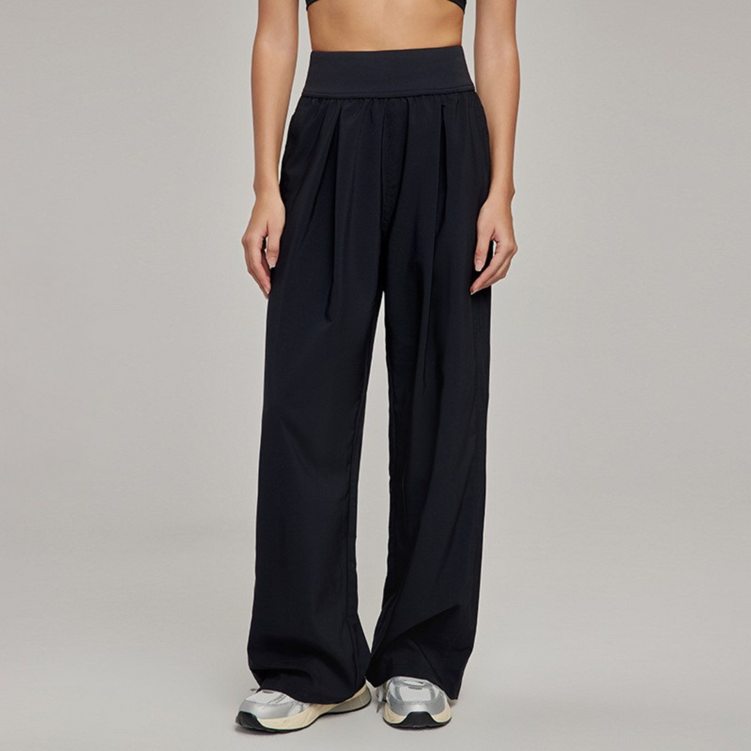 Pantalon Taille Haute à Coupe Ample | Confort Stylé au Quotidien