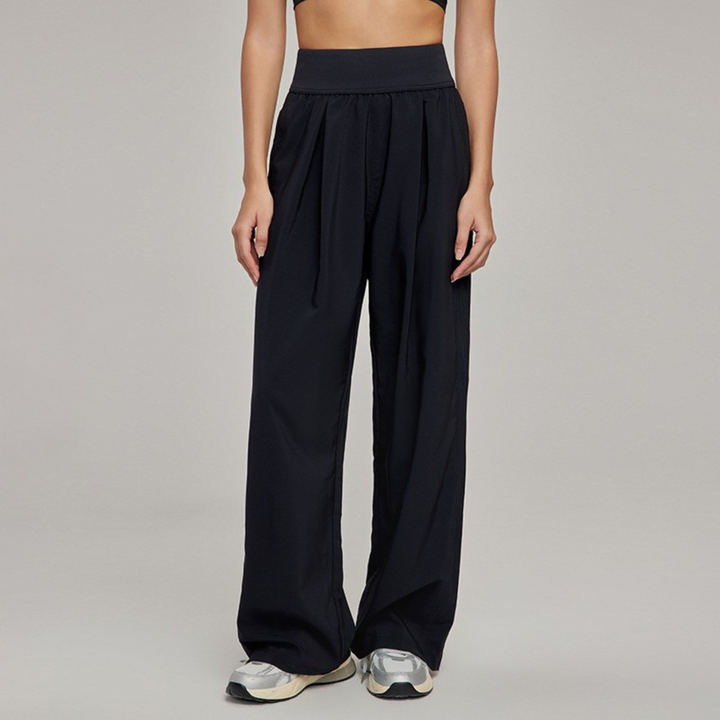 Pantalon Taille Haute à Coupe Ample | Confort Stylé au Quotidien
