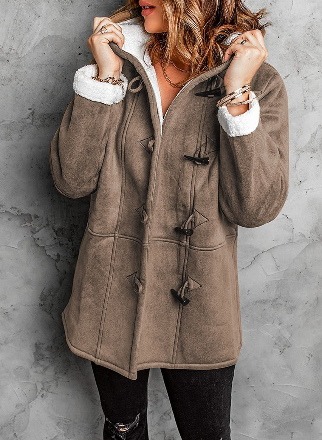 Manteau hiver à capuche | Doublure chaude et style classique
