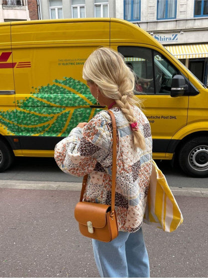 Veste matelassée patchwork | Style vintage bohème chic