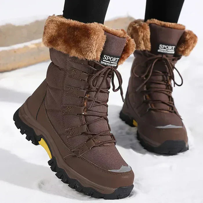 Bottes d’hiver à lacets | Adhérence extrême neige