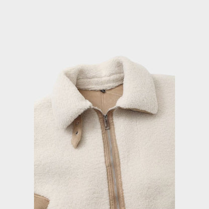 Veste sherpa zippée | Chaleur hivernale stylée