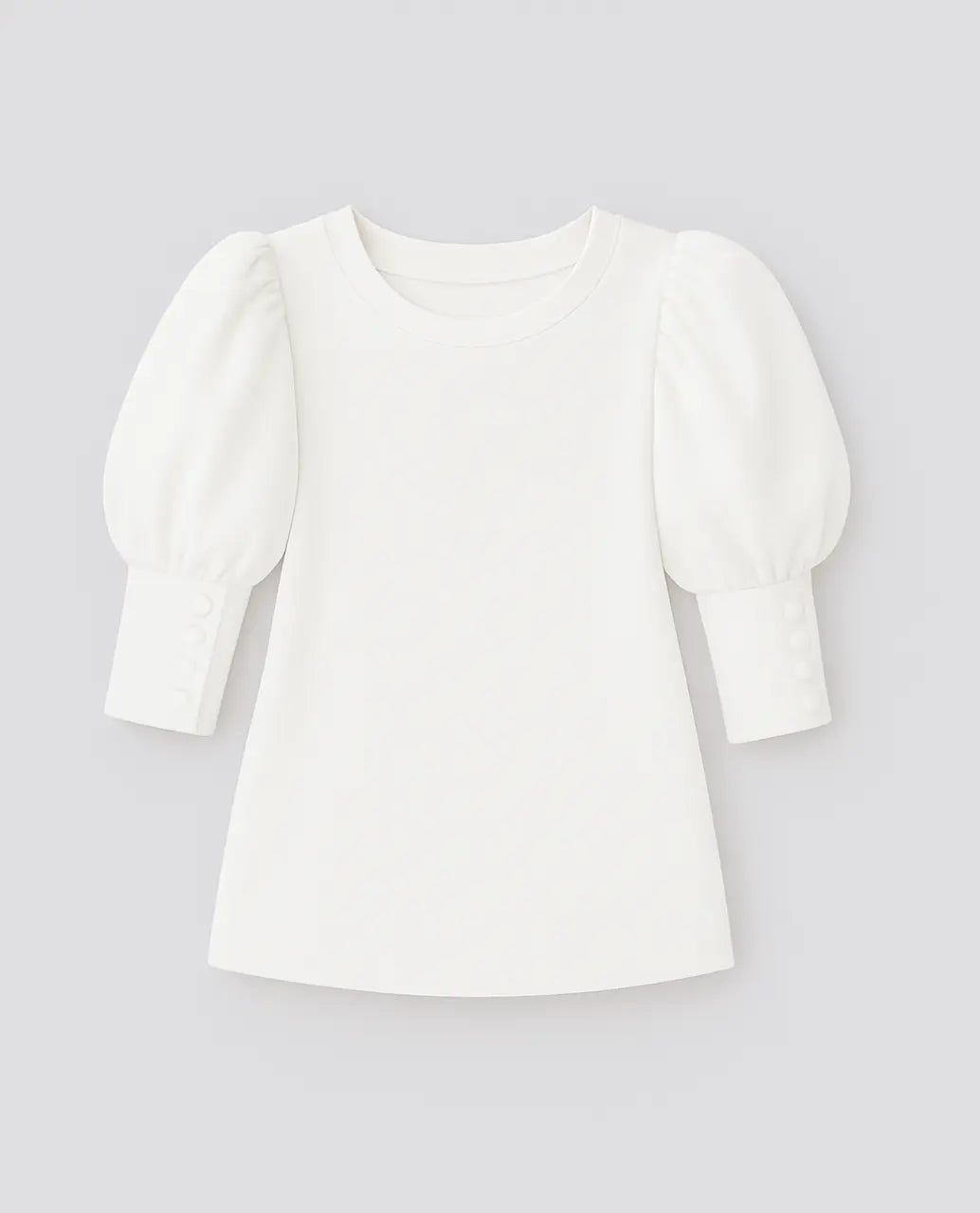 Blouse manches bouffantes | Élégance décontractée