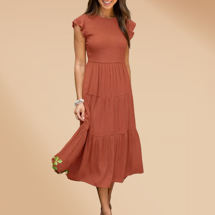 Robe longue fluide | Parfaite pour l'été