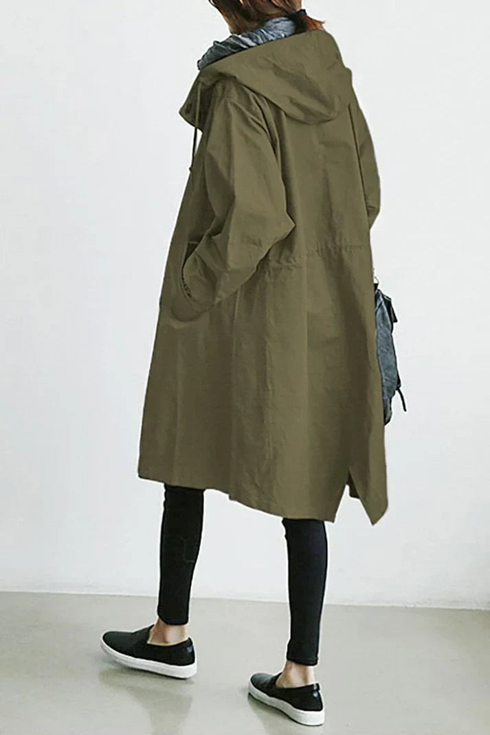 Manteau imperméable à capuche | Protection stylée par temps de pluie