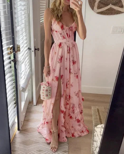 Robe Longue Fleurie | Élégance Estivale