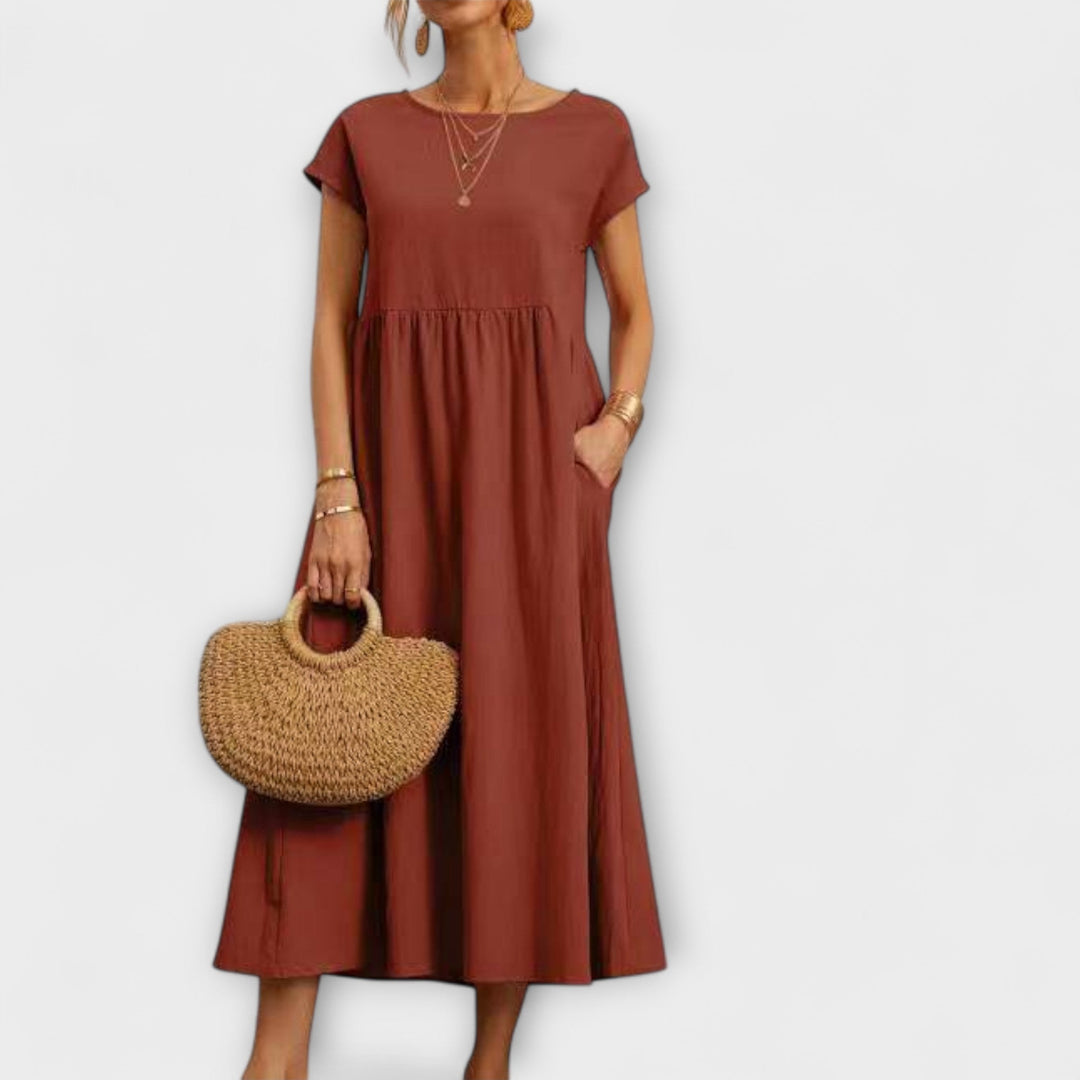 Robe longue fluide | Confort et élégance au quotidien