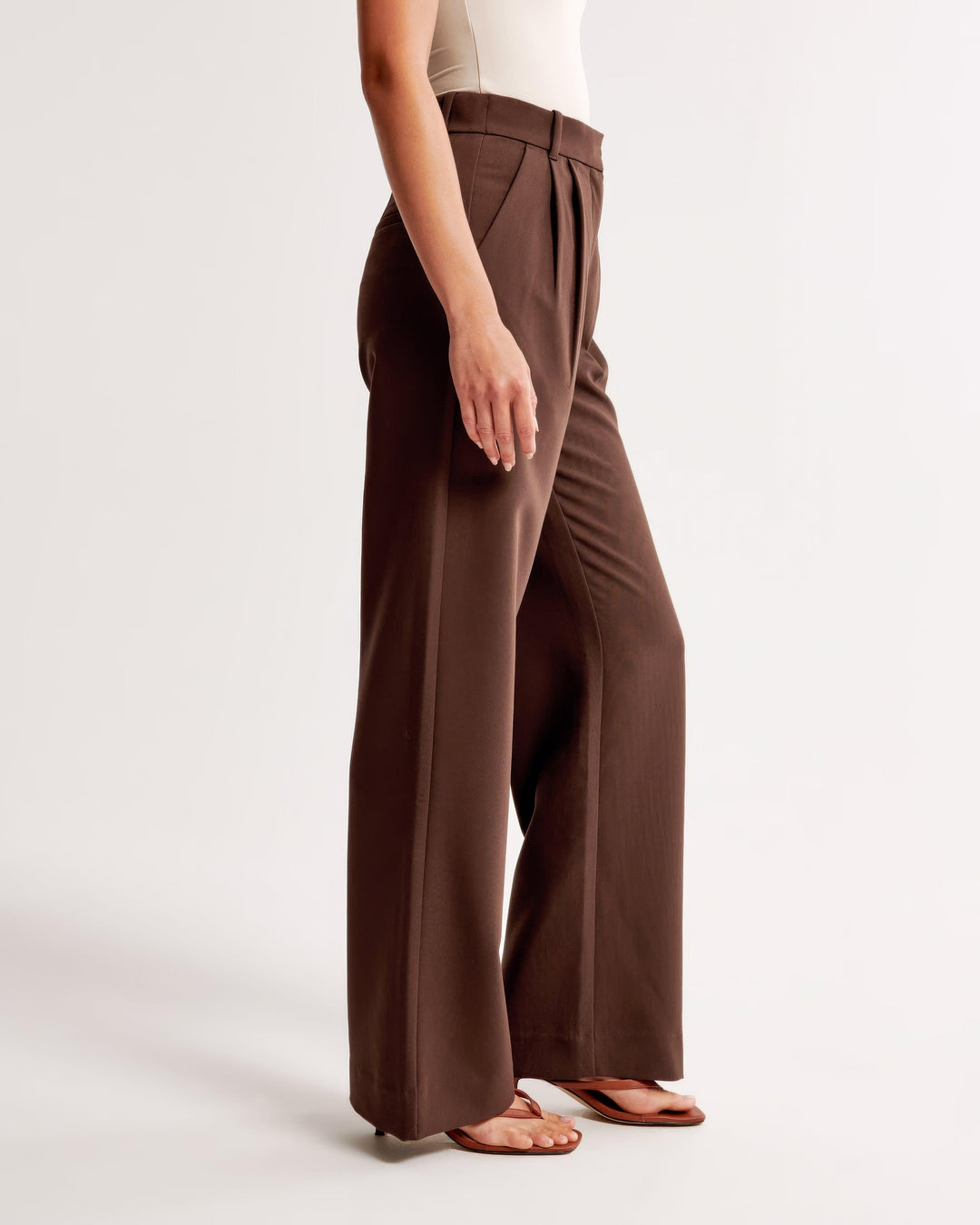 Pantalon taille haute plissé | Élégance quotidienne