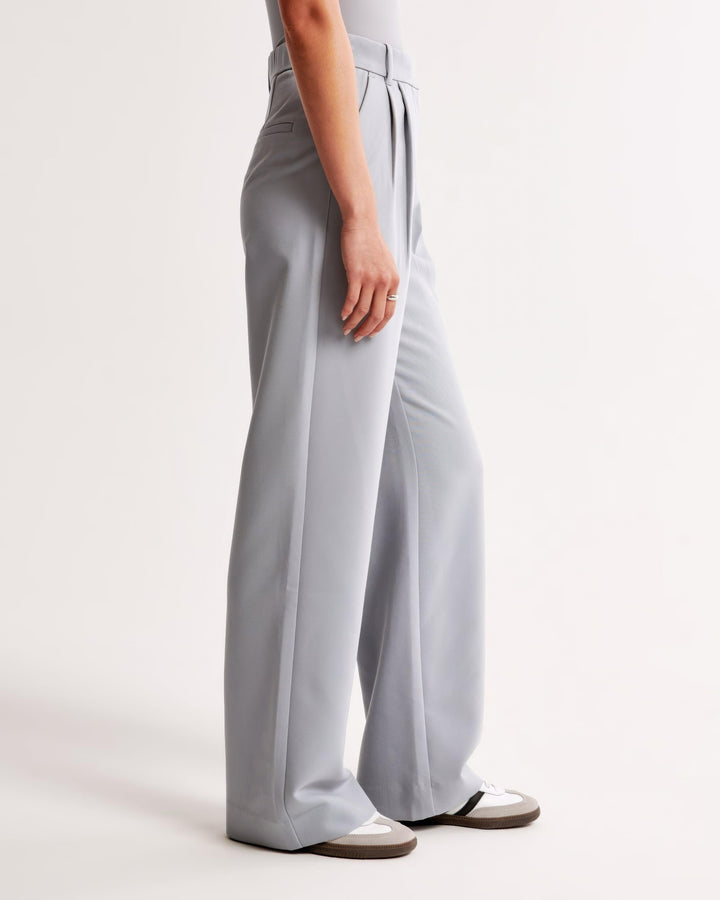 Pantalon taille haute plissé | Élégance quotidienne