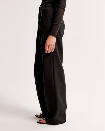 Pantalon taille haute plissé | Élégance quotidienne