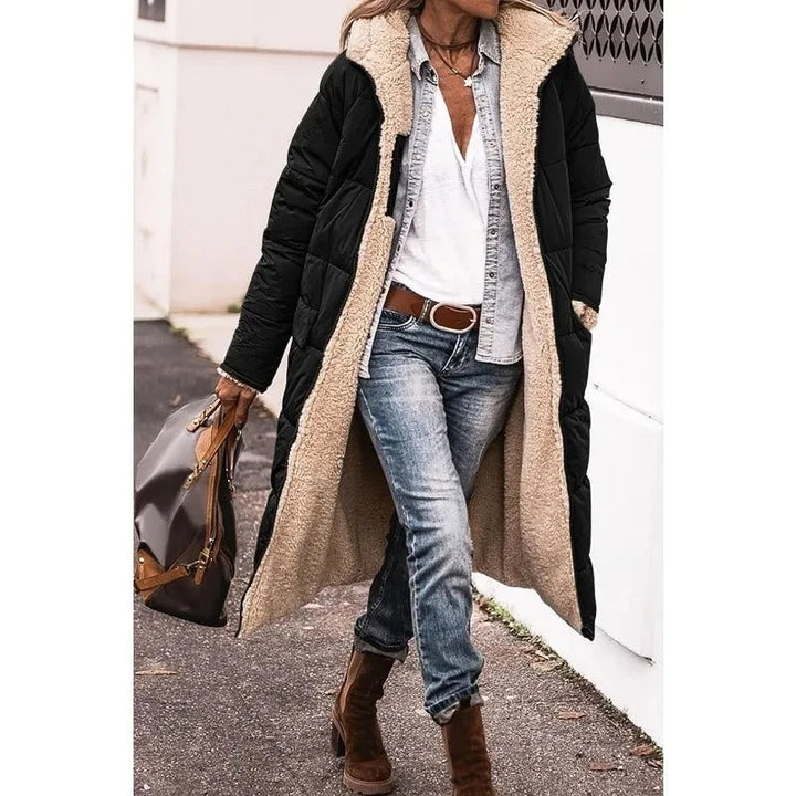 Manteau long doublé | Parfait pour l'hiver