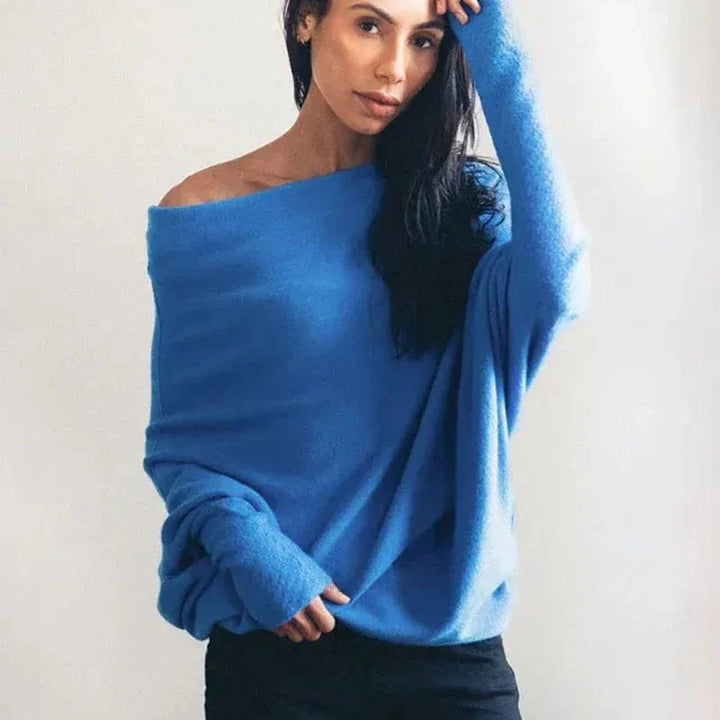 Pull ample à col bateau | Confort ultime pour les journées cocooning