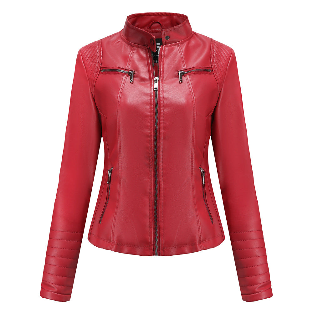 Veste courte en similicuir | Tendance motarde