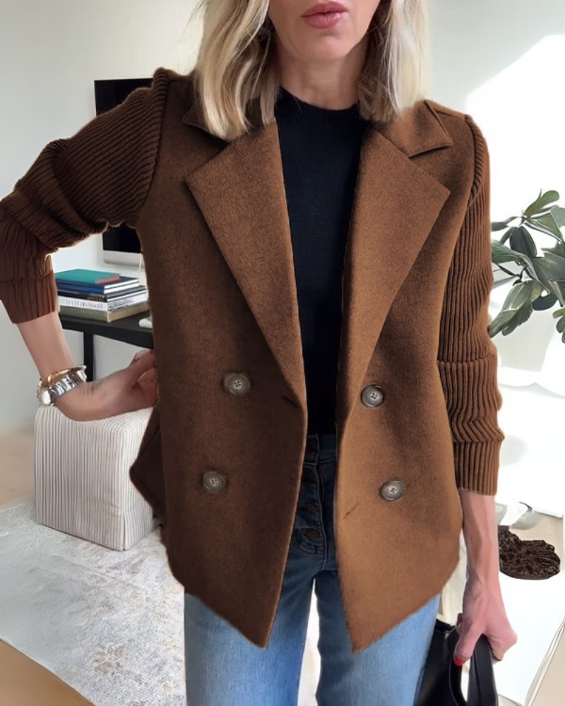 Blazer décontracté à boutons | Élégance structurée