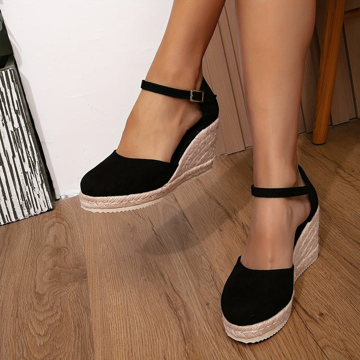 Sandales compensées à bride | Confort chic pour l'été