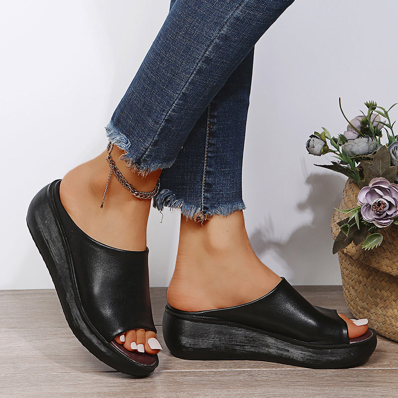 Mules compensées | Confort et style décontracté