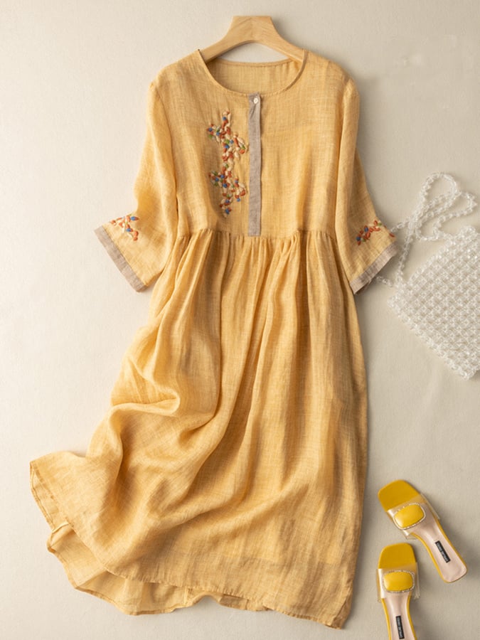 Robe midi ample | Élégance décontractée