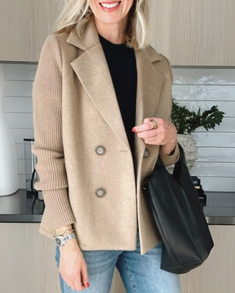 Blazer décontracté à boutons | Élégance structurée