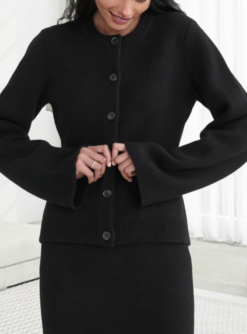 Cardigan doux à boutons | Confort élégant