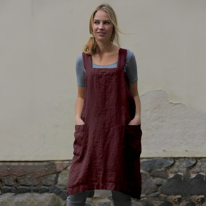 Robe tablier décontractée | Parfaite pour tous les jours