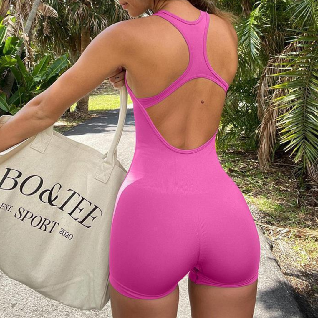 Combinaison de Sport Femme Dos Ouvert | Liberté de Mouvement & Design Sculptant