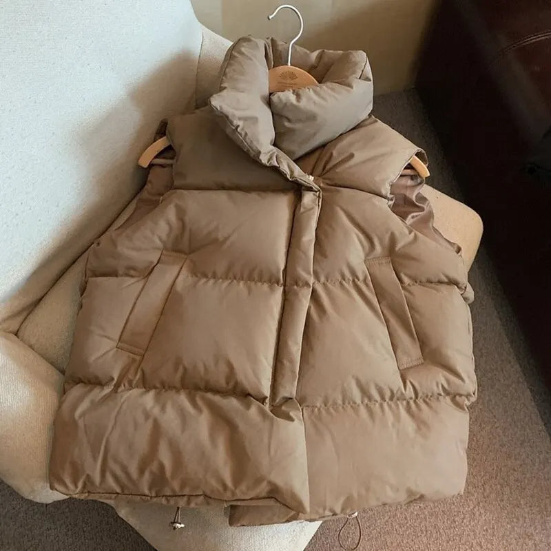 Gilet sans manches femme | Élégance chaude pour l’extérieur