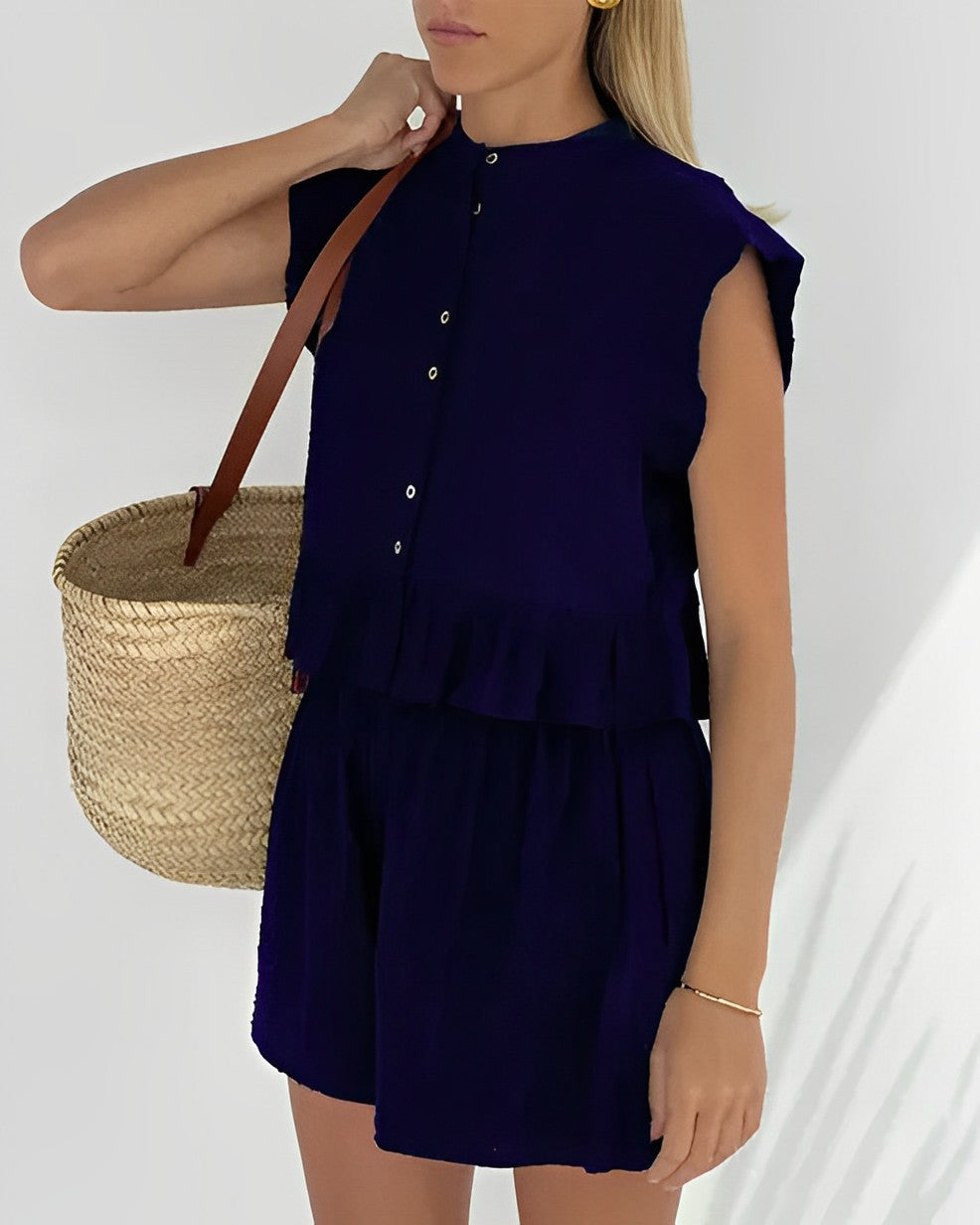 Ensemble d'été jacquard | Élégance légère pour les beaux jours