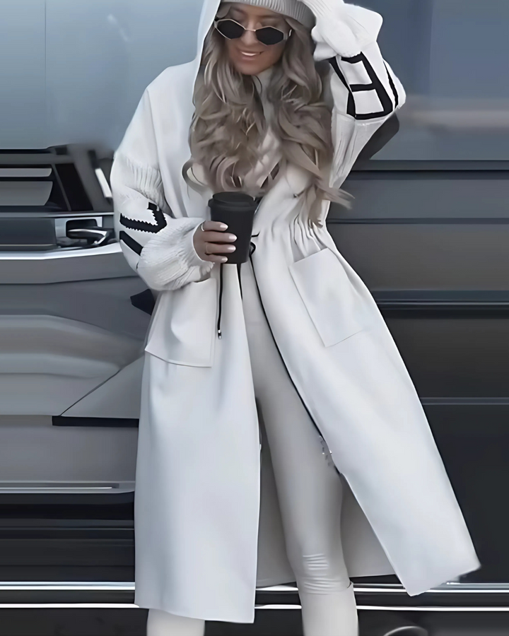 Manteau long à capuche | Élégance urbaine d'hiver