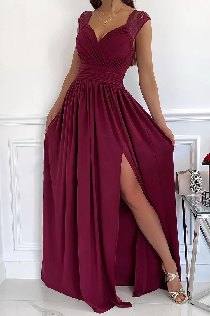 Robe longue élégante sans manches | Idéale pour les occasions spéciales