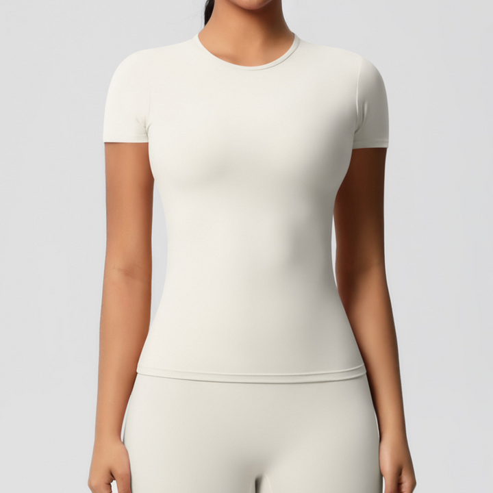 T-shirt de sport manches courtes | Confort respirant et coupe seconde peau pour vos entraînements intenses