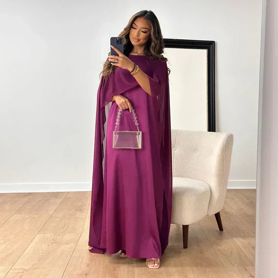 Robe longue fluide | Élégance intemporelle pour occasions spéciales