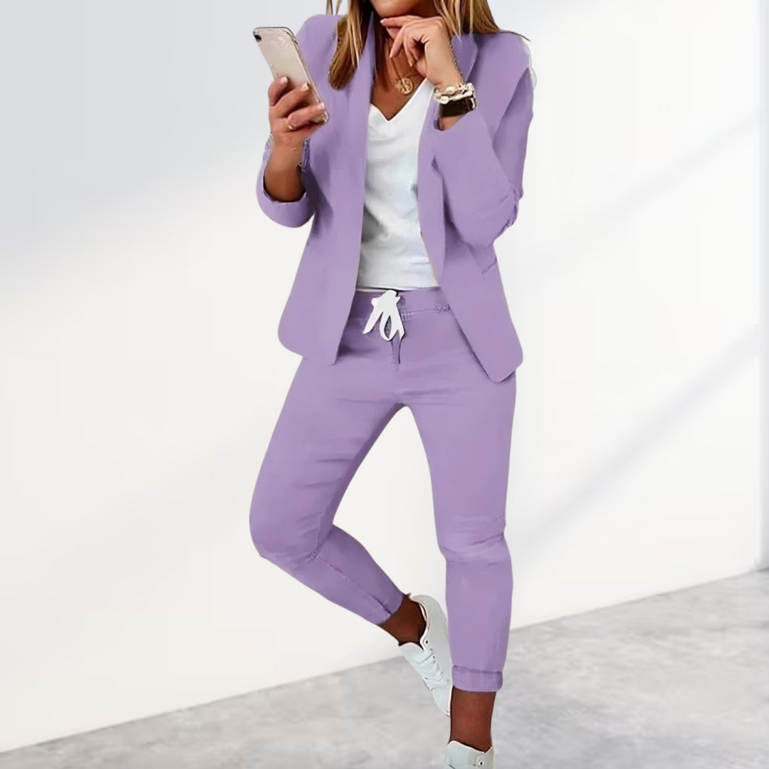 Ensemble blazer et pantalon | Élégance décontractée pour un look polyvalent