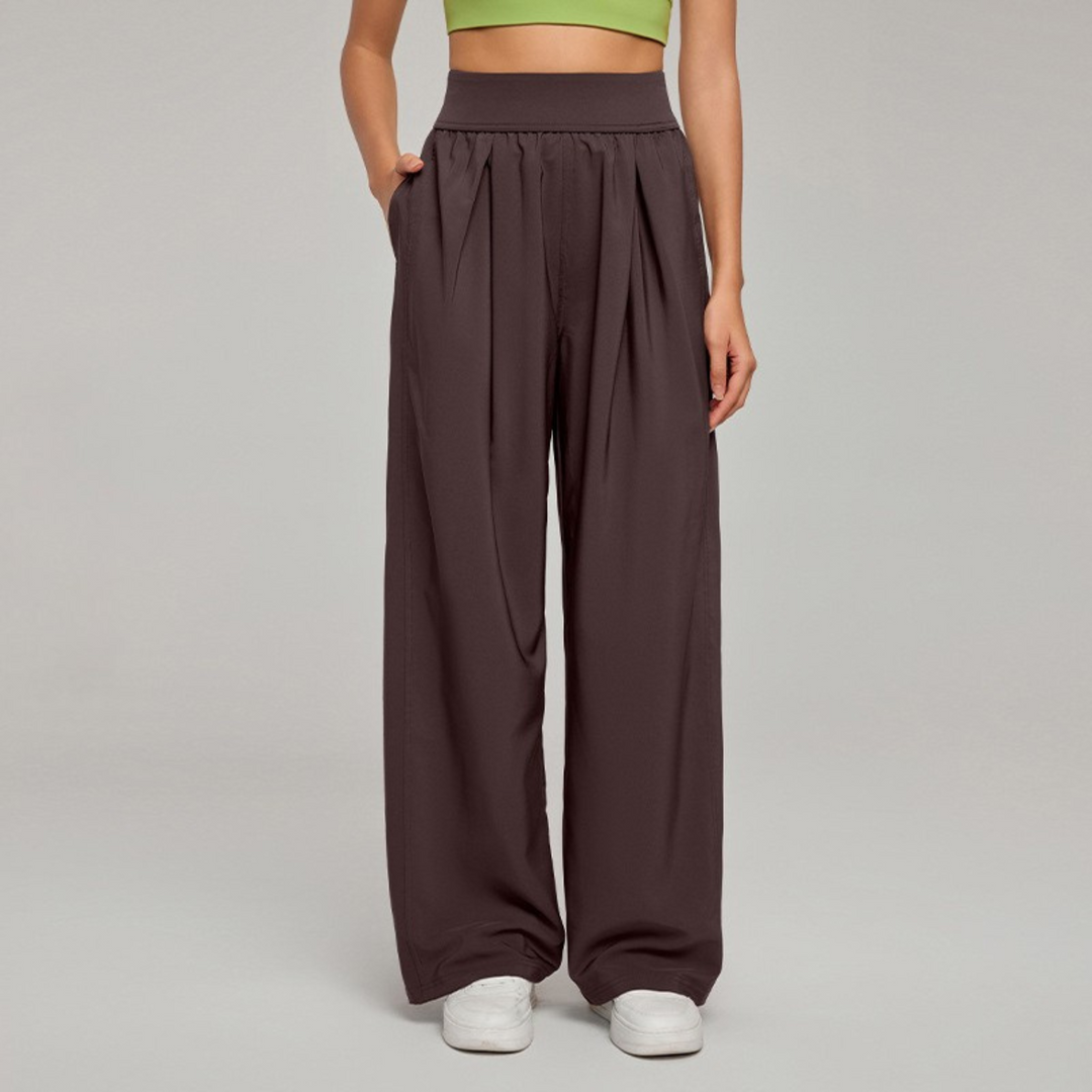 Pantalon Taille Haute à Coupe Ample | Confort Stylé au Quotidien