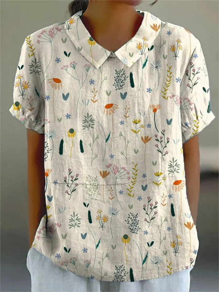 Chemisier imprimé floral | Fraîcheur printanière au quotidien