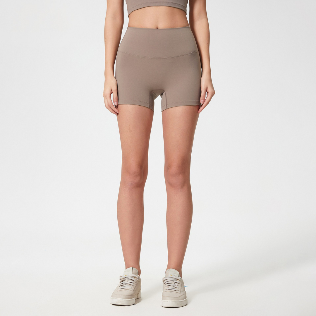 Short de sport femme taille haute | Confort sculptant & look galbant