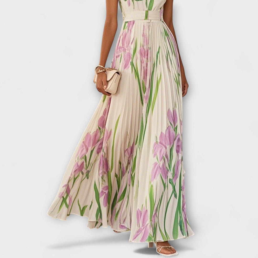 Robe longue fleurie | Élégance romantique été