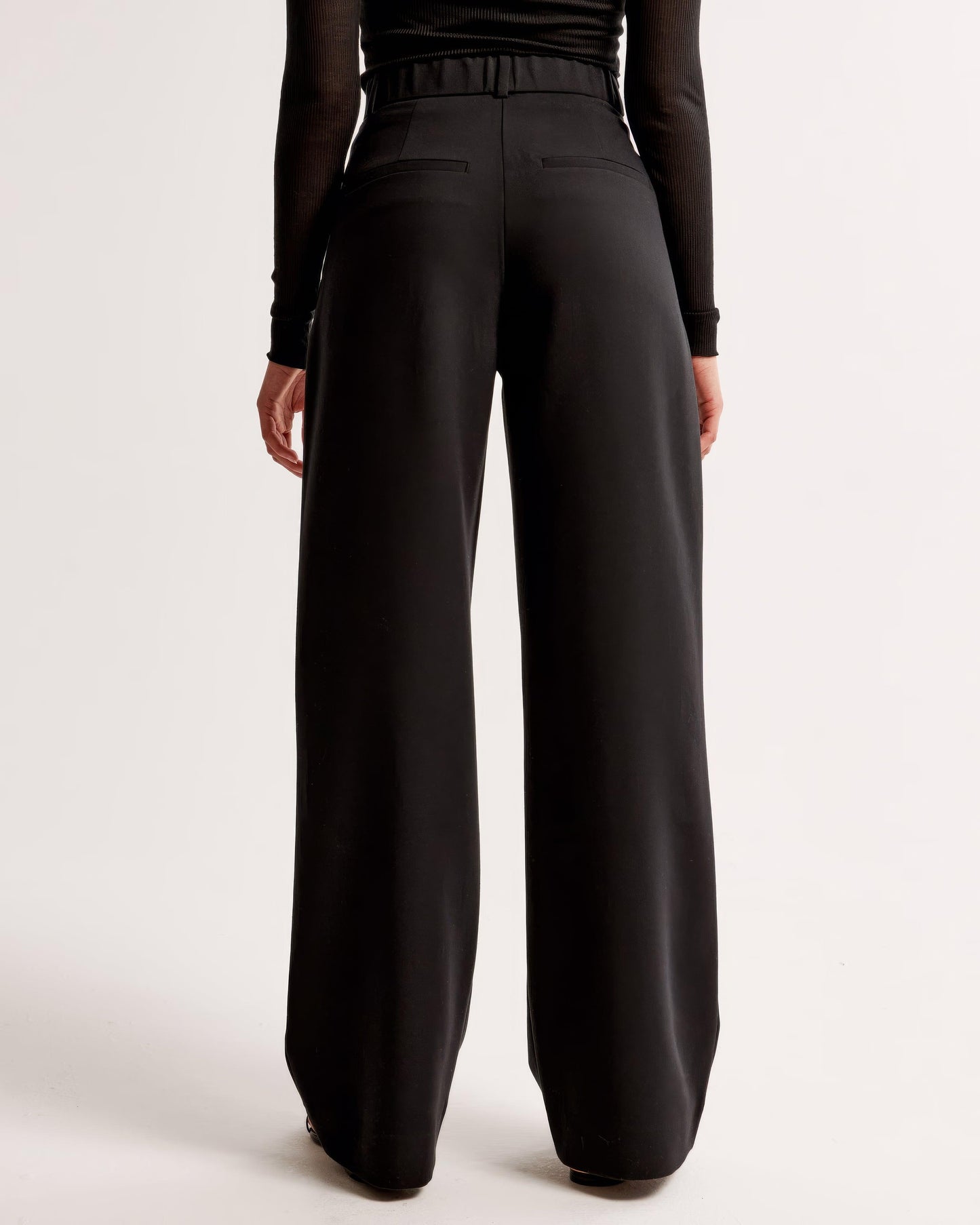 Pantalon taille haute plissé | Élégance quotidienne